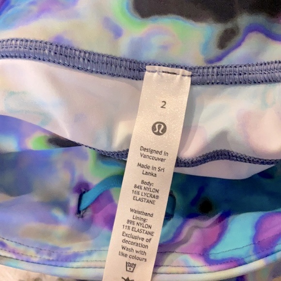 ❤️ Lululemon SeaWheeze Fast and Free High-Rise Tight 25" in Euphoria Multi NWT - Picture 5 of 5